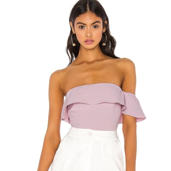 NBD Tops - NBD x Naven Tiffany Bodysuit in Lilac NWT Size Small